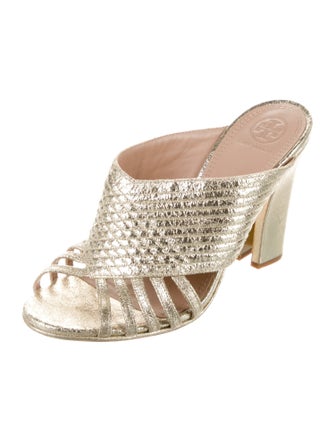 Tory Burch Leather Slides