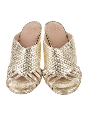Tory Burch Leather Slides