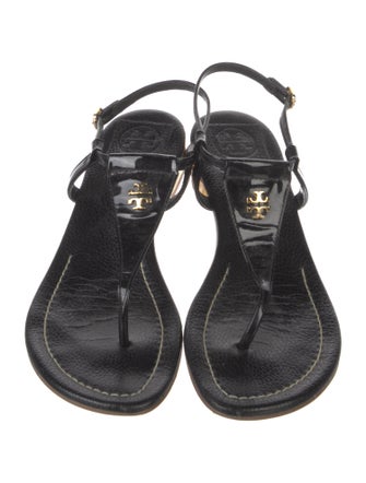 Tory Burch Leather T-Strap Sandals