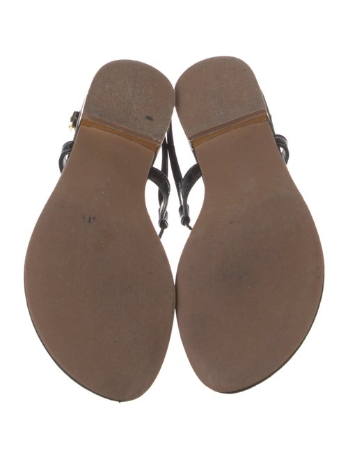 Tory Burch Leather T-Strap Sandals