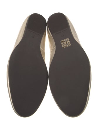 Tory Burch Signature Logo Leather Ballet Flats