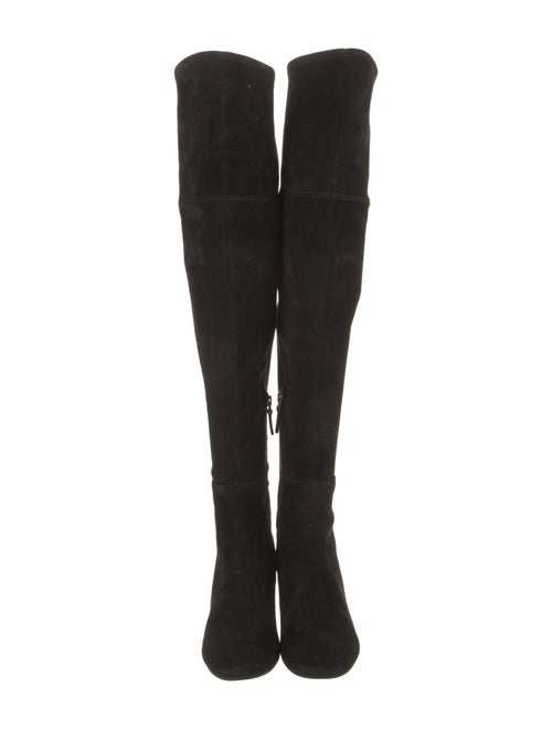 Tory Burch Suede Bow Accents Boots