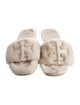 Tory Burch Shearling Slides