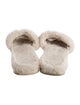Tory Burch Shearling Slides