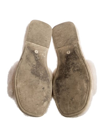 Tory Burch Shearling Slides