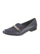 Tory Burch Leather Chain-Link Accents Loafers