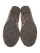 Tory Burch Leather Animal Print Ballet Flats