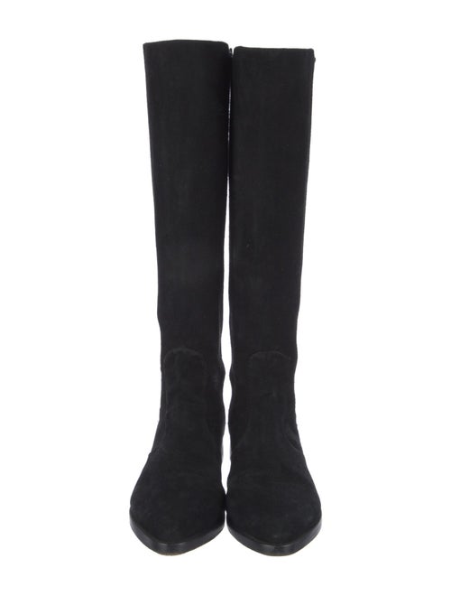 Tory Burch Suede Riding Boots