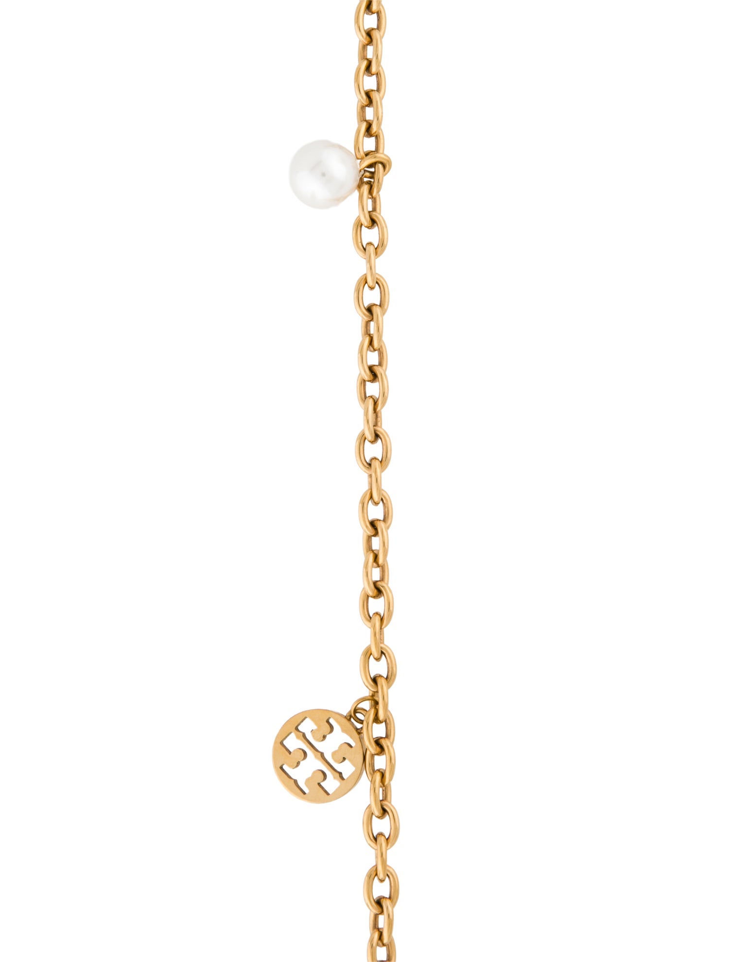 Tory Burch Pearl Miller Station Necklace