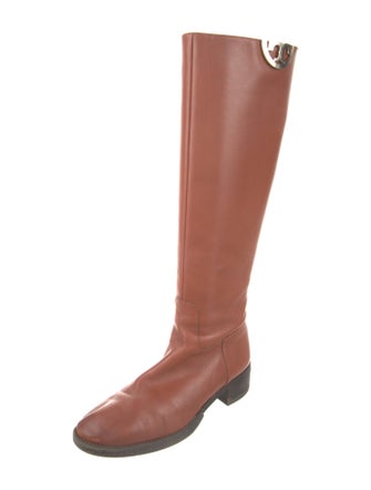 Tory Burch Leather Riding Boots
