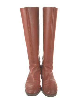 Tory Burch Leather Riding Boots