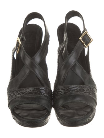 Tory Burch Leather Slingback Pumps