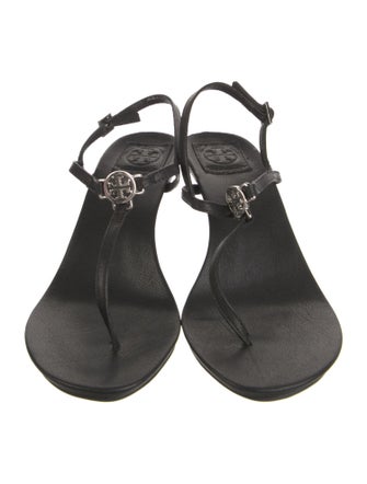 Tory Burch Leather T-Strap Sandals