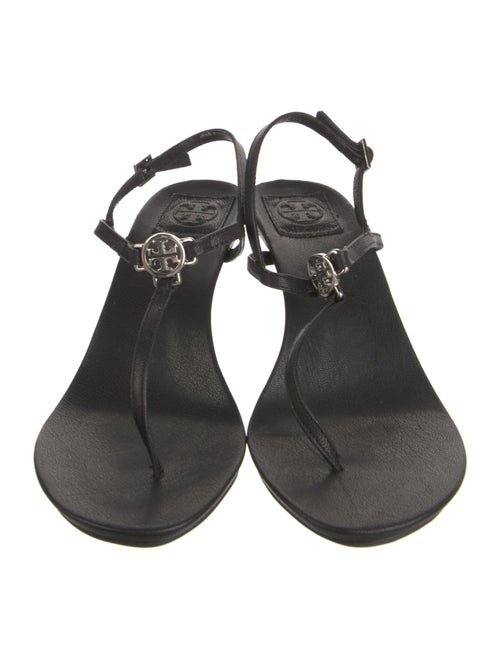 Tory Burch Leather T-Strap Sandals