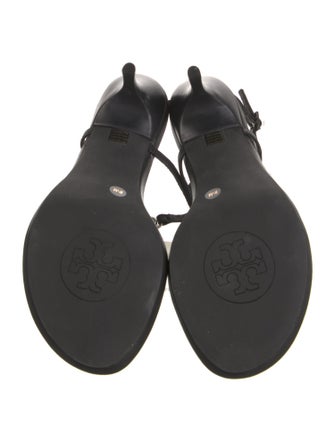 Tory Burch Leather T-Strap Sandals