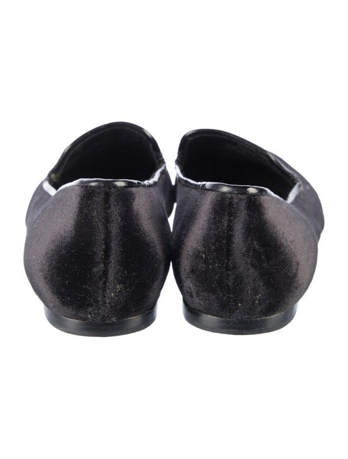 Tory Burch Velvet Graphic Print Loafers