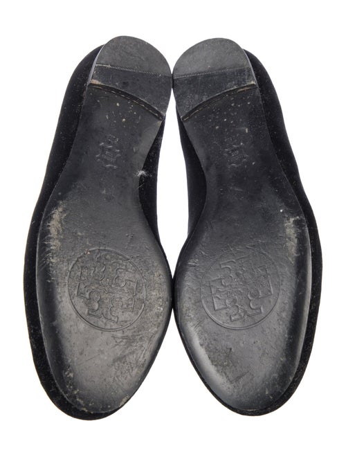 Tory Burch Velvet Graphic Print Loafers