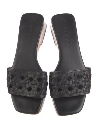 Tory Burch Leather Slides