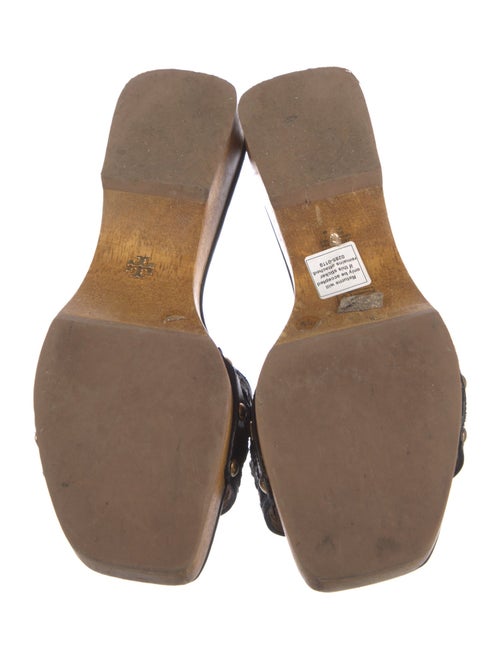 Tory Burch Leather Slides
