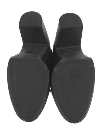 Tory Burch Suede Fringe Trim Accent Lace-Up Boots