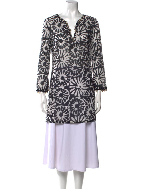 Tory Burch Printed V-Neck Tunic