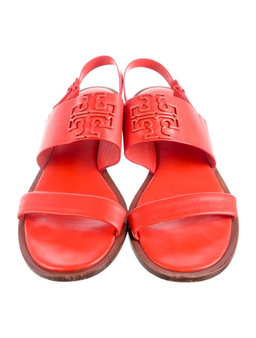 Tory Burch Leather Slingback Sandals