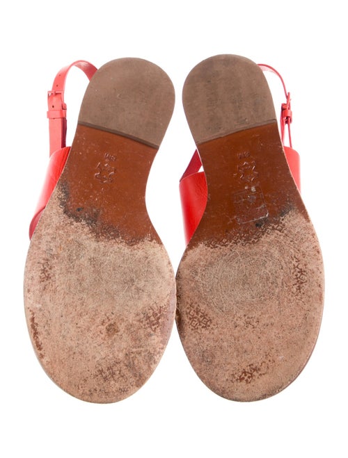 Tory Burch Leather Slingback Sandals