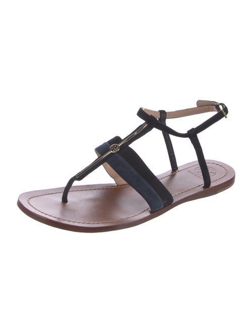 Tory Burch Suede T-Strap Sandals