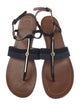 Tory Burch Suede T-Strap Sandals