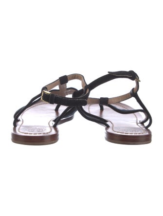 Tory Burch Suede T-Strap Sandals