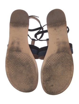 Tory Burch Suede T-Strap Sandals