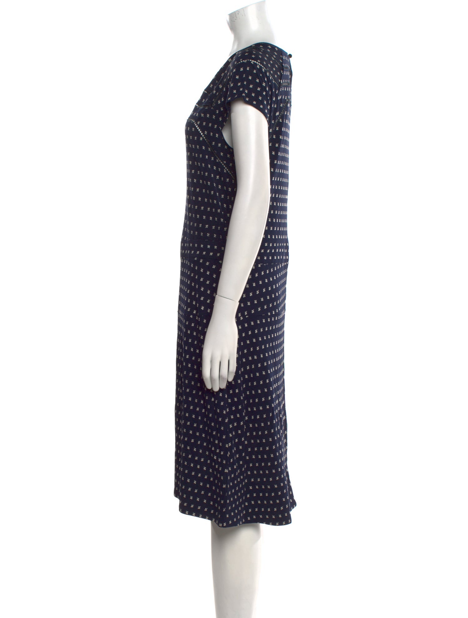 Tory Burch Printed Knee-Length Dress