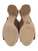Tory Burch Suede Fringe Trim Accent Slides