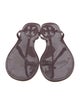 Tory Burch Rubber T-Strap Sandals