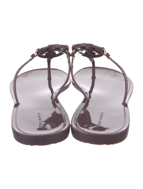Tory Burch Rubber T-Strap Sandals
