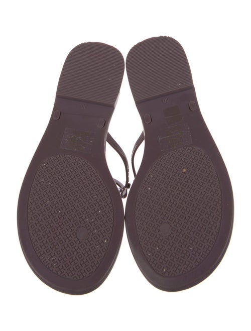 Tory Burch Rubber T-Strap Sandals