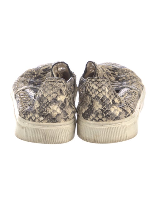 Tory Burch Embossed Leather Animal Print Espadrilles