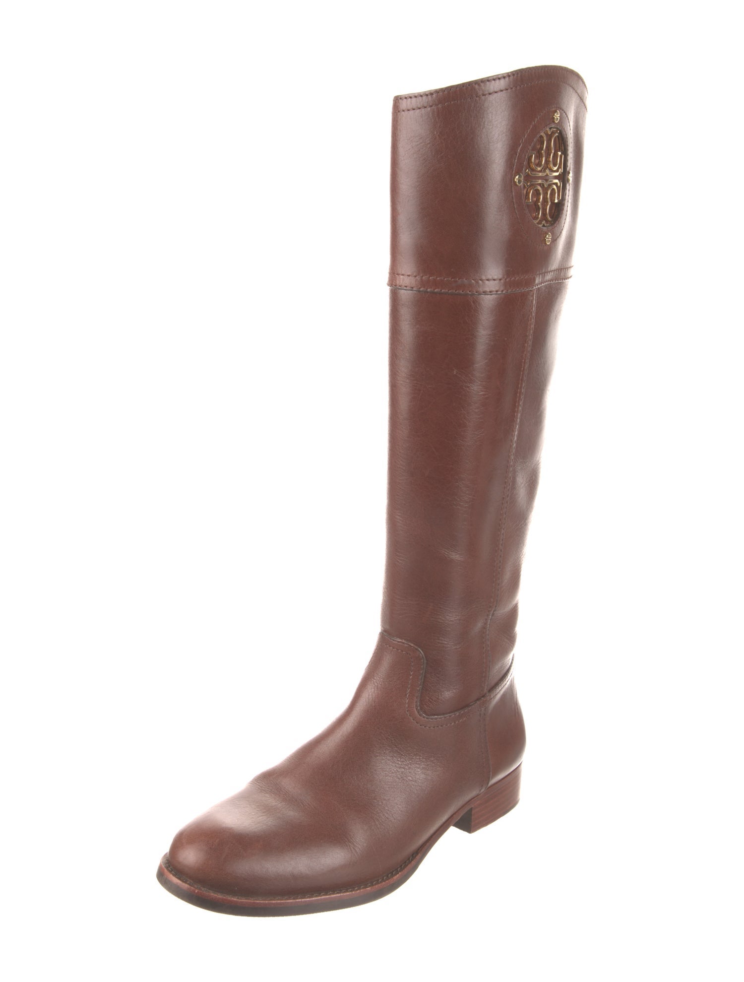 Tory Burch Leather Riding Boots