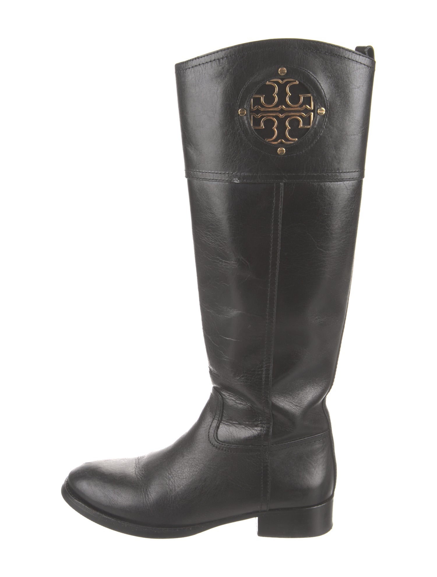 Tory Burch Leather Riding Boots