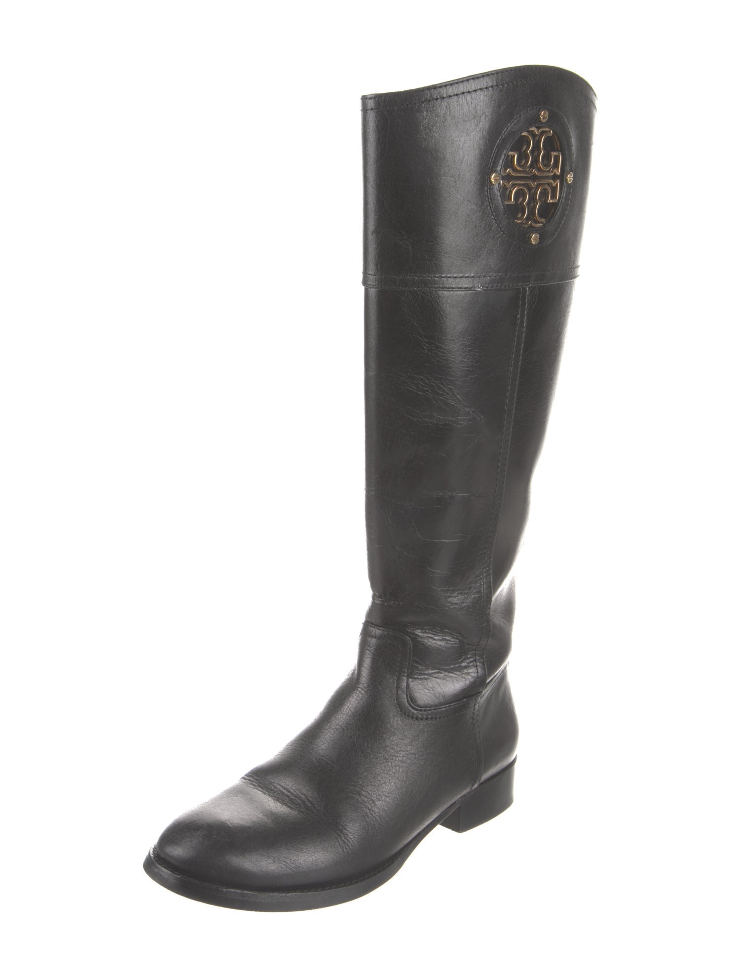 Tory Burch Leather Riding Boots