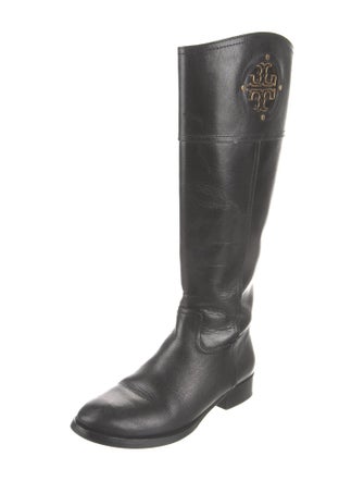 Tory Burch Leather Riding Boots
