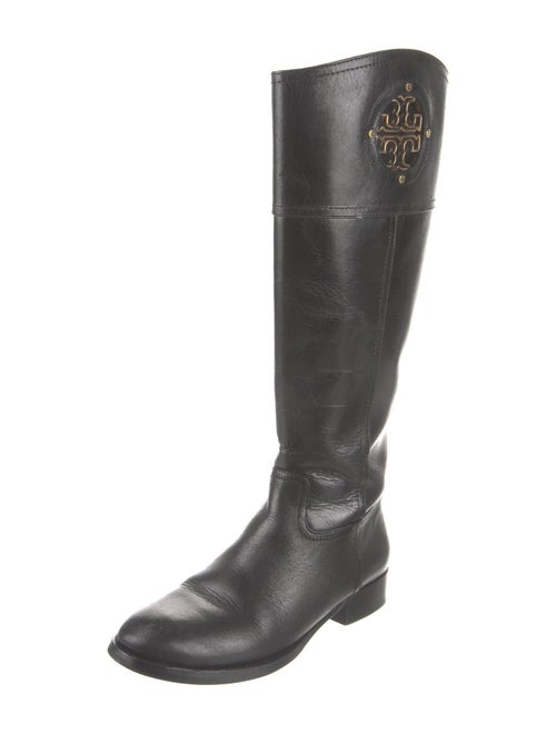 Tory Burch Leather Riding Boots