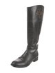 Tory Burch Leather Riding Boots