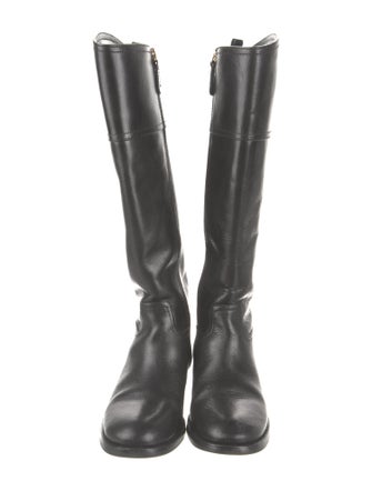 Tory Burch Leather Riding Boots