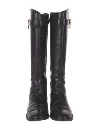 Tory Burch Leather Riding Boots