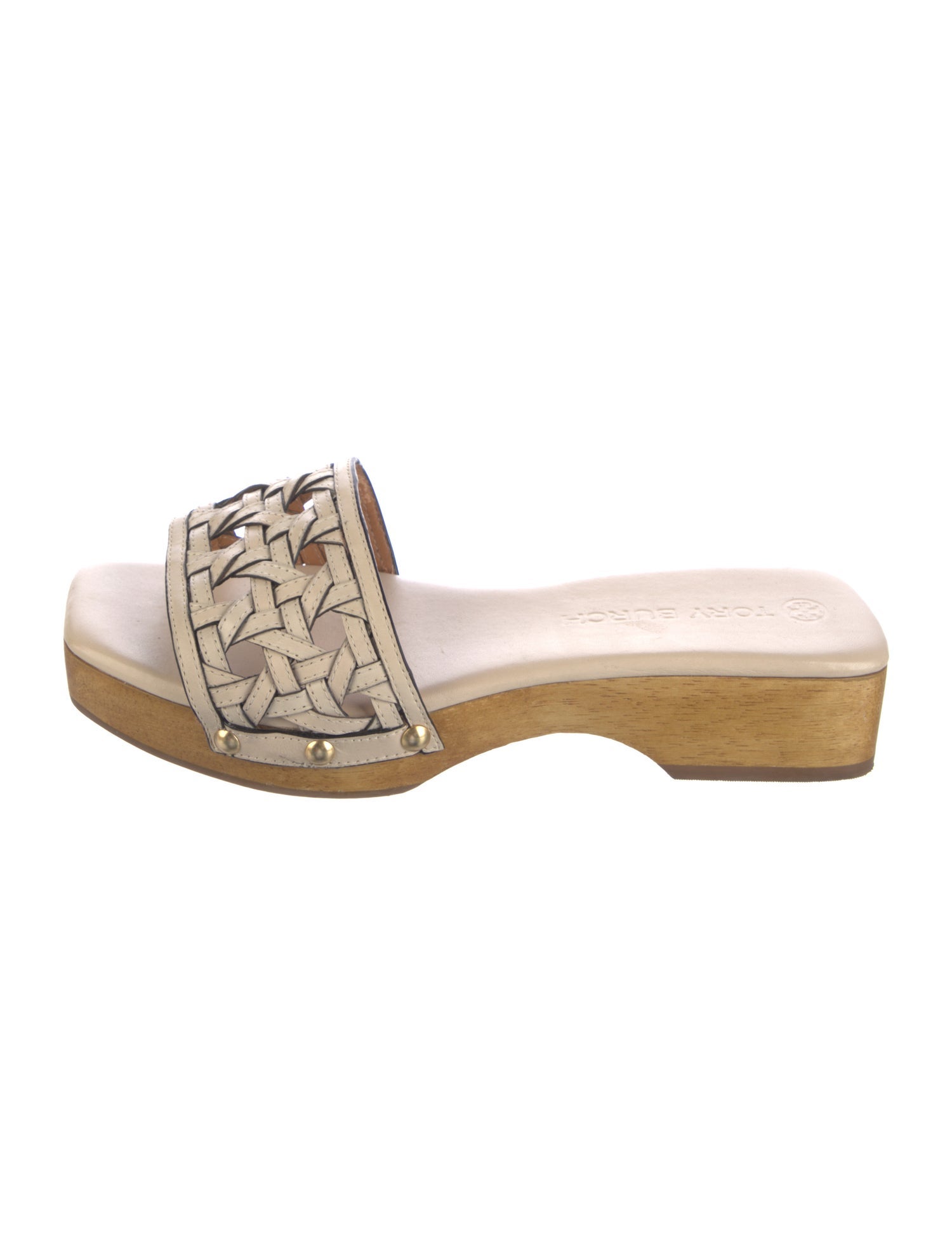 Tory Burch Leather Slides