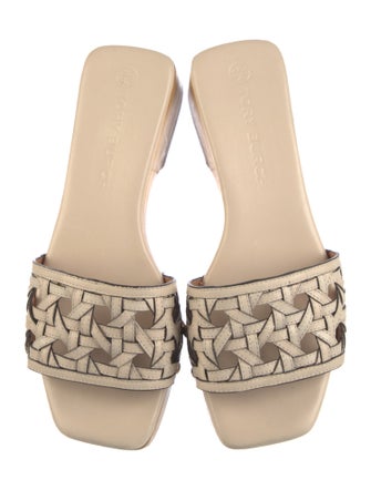 Tory Burch Leather Slides