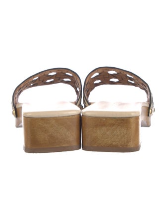 Tory Burch Leather Slides