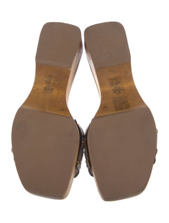 Tory Burch Leather Slides