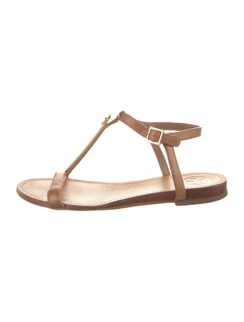 Tory Burch Leather T-Strap Sandals